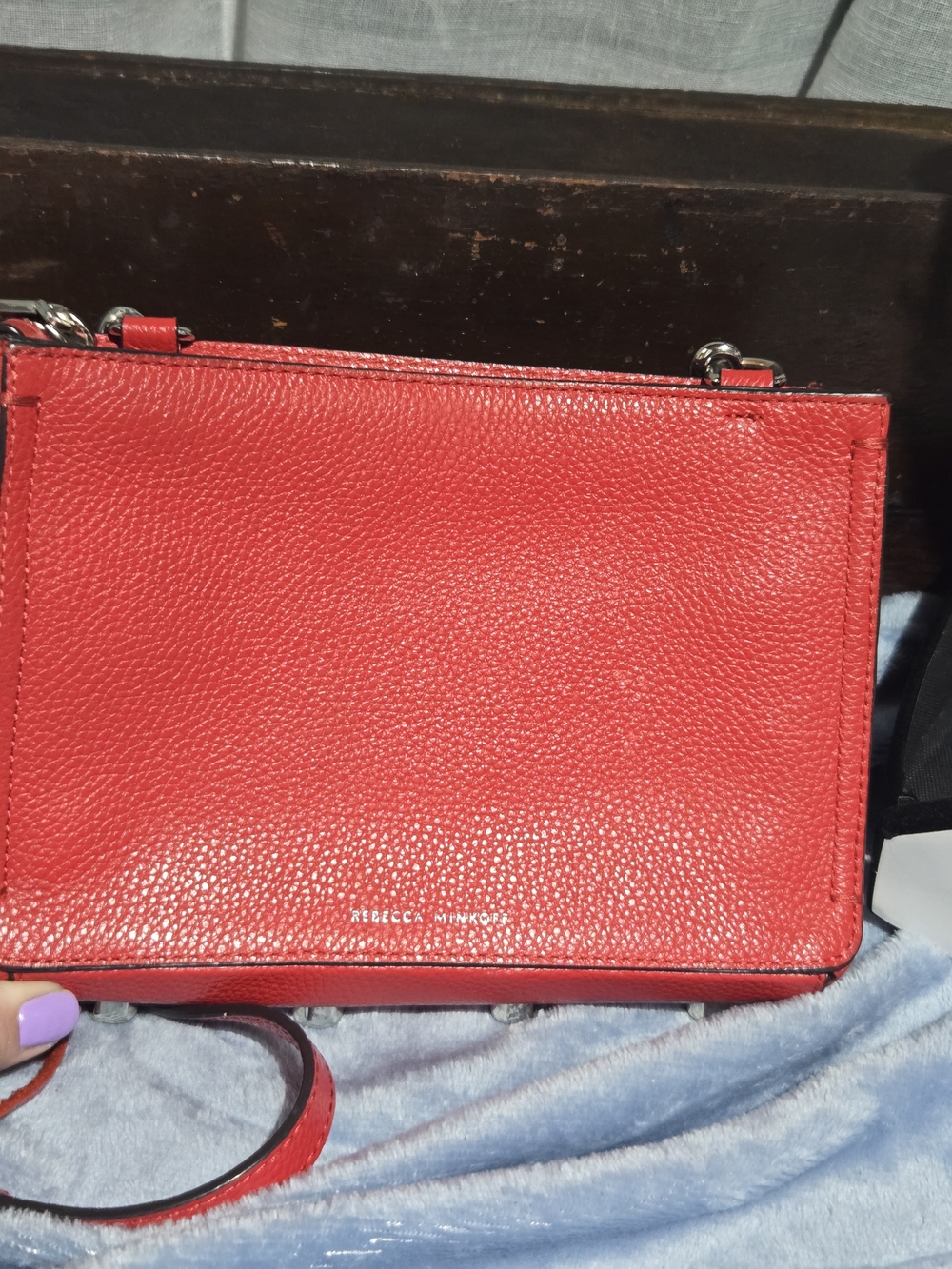 Rebecca Minkoff Red Leather Crossbody Bag
